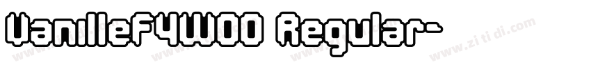 VanilleFYW00 Regular字体转换